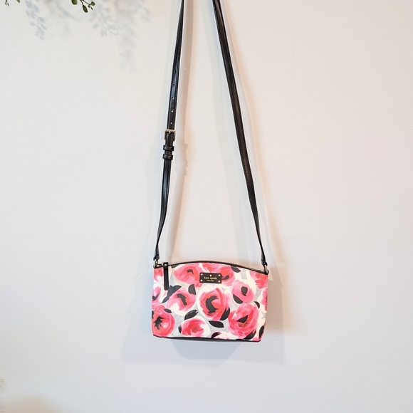 Kate Spade Pink Floral Crossbody Bag - Picture 3 of 11